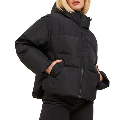 JACK&JONES Damska kurtka puchowa JXMISTY DOWN OTW SN, czarna, M, Schwarz, M