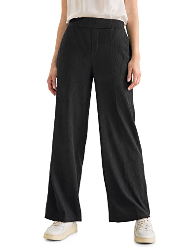 Street One Damskie spodnie do biegania z kory, czarny, 44W / 32L