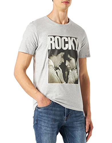 cotton division Męski T-shirt Uxrockyts002, szary melanż, M