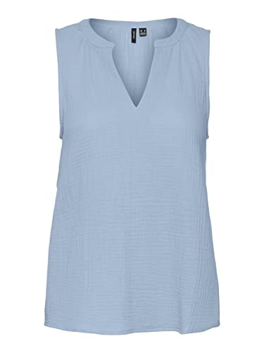 VERO MODA Damski Vmnatalii Nia SL WVN Top, Skyway, S, Skyway, S