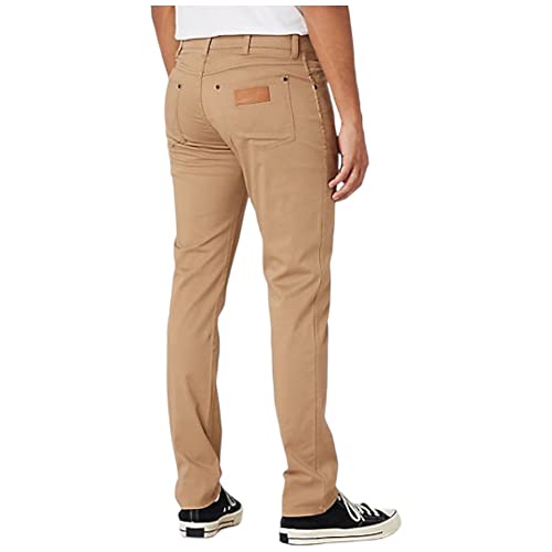 Wrangler Larston Pants spodnie męskie, żółty, 40W / 32L