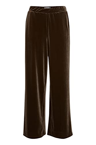 ICHI Spodnie damskie IHLAVANNY PA2, 190915/Coffee Bean, L