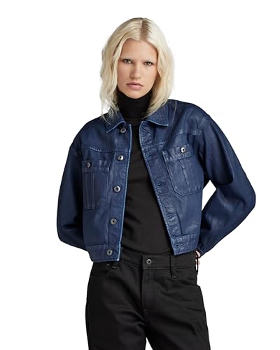 G-STAR RAW Cropped Utility kurtka damska, Niebieski (luna blue cobler D24082-D436-G275), L