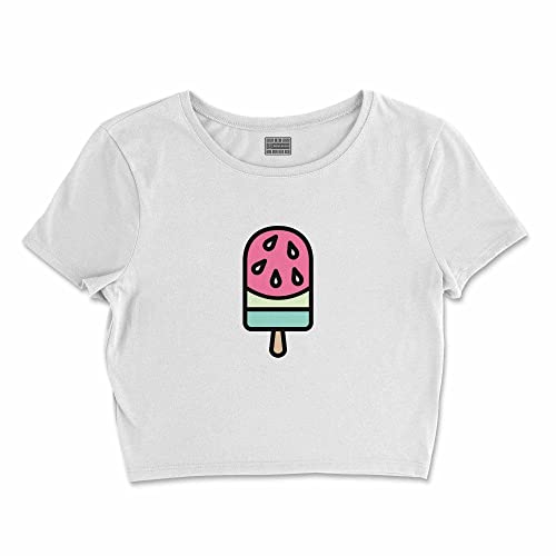 Bona Basics, Koszulka damska z nadrukiem cyfrowym,%100 bawełna, biała, casualowa, topy damskie, rozmiar: XL, biały, XL Krótki