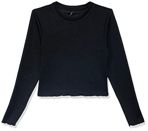 ONLY Women's ONLKITTY L/S TOP JRS koszulka z długim rękawem, czarna, XL