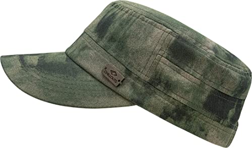 CHILLOUTS Czapka męska Corrientes Hat Military Cap, oliwkowy, jeden rozmiar