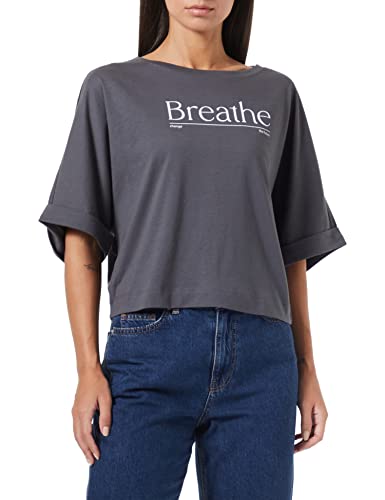 Sisley Koszulka damska, 3I1XL101Z, ciemnoszary 0H7, XS