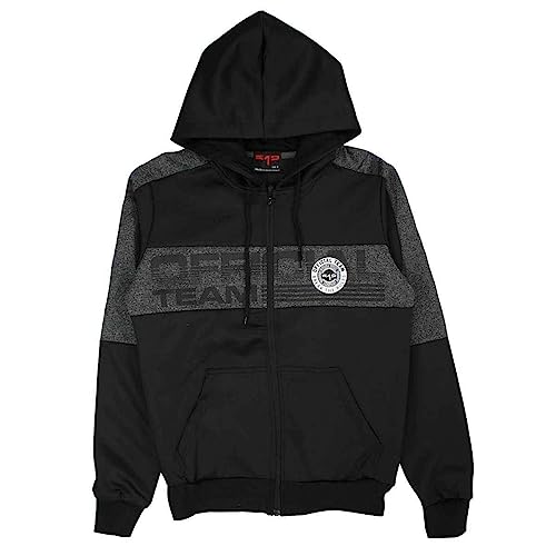 RG 512 Męska kurtka z kapturem, czarny, M