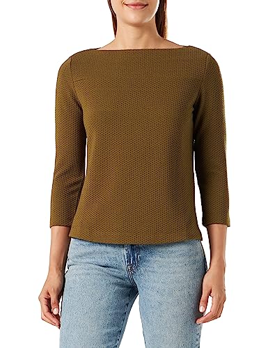 s.Oliver Bluza damska, rękaw 3/4, zielona, 44, zielony, 44