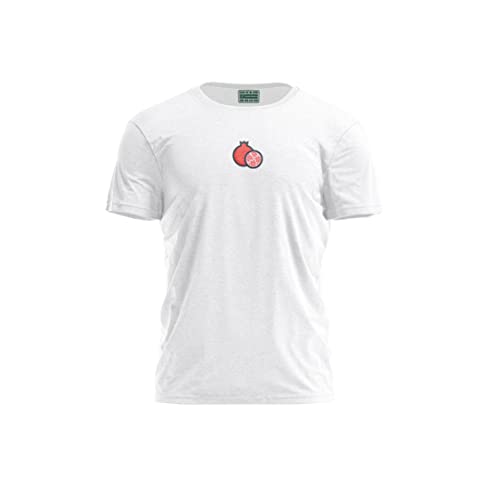 Bona Basics, Męski T-shirt z cyfrowym nadrukiem,% 100 bawełna, biały, na co dzień, męskie topy, rozmiar: M, biały, M