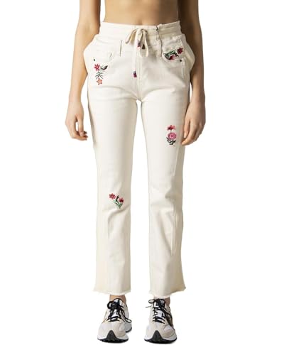 Desigual Dżinsy damskie Denim_lita, biały, S