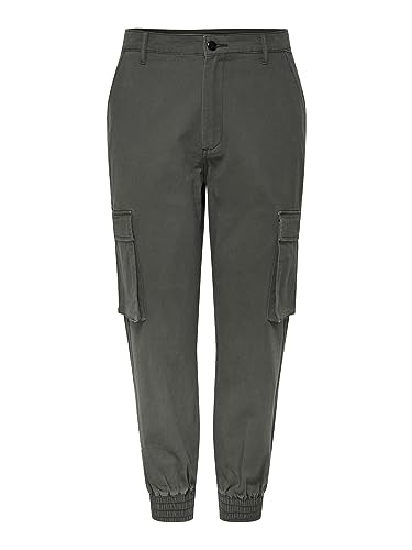 ONLY Damskie spodnie Onlbetsy-alva Mw ANK Cargo PNT Noos, Beluga, 34