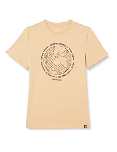 4F T-shirt męski, Tsm026 Tshirt, jasnobrązowy, L, jasnobrązowy, L