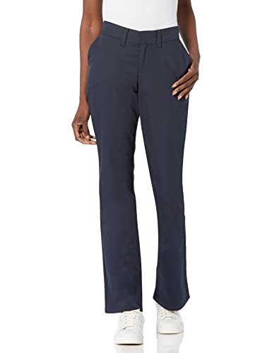 Dickies Damskie spodnie o wąskim kroju z diagonalu do butów - małe/wysokie, Ciemny granatowy, 50/d?ugo