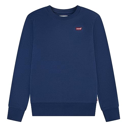 Levi's Chłopięca bluza z okrągłym dekoltem Lvb Mini Logo 9ee331, Niebieski kombi, 14 Lat