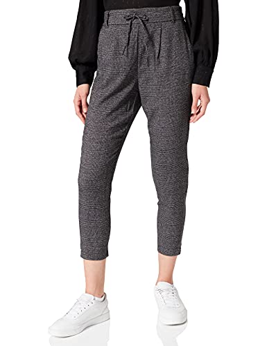 ONLY Onlpoptrash Soft Check PNT Noos Fn Petit Pants damskie spodnie Onlpoptrash, Black/Checks:w. Cloud Dancer, XXS