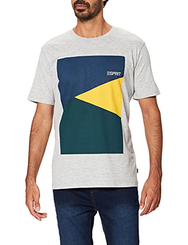 ESPRIT T-shirt męski, 044/jasnoszary 5, L