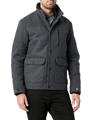 Jack & Jones Jcojoey Wool Płaszcz męski, Szary Melange, M