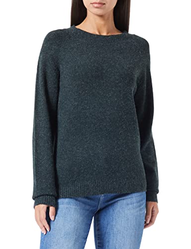 VERO MODA TALL Vmdoffy Ls okrągły dekolt bluza damska Ga Tall sweter, Wielkość pitek/szczegóły: melanż, S Wysoki