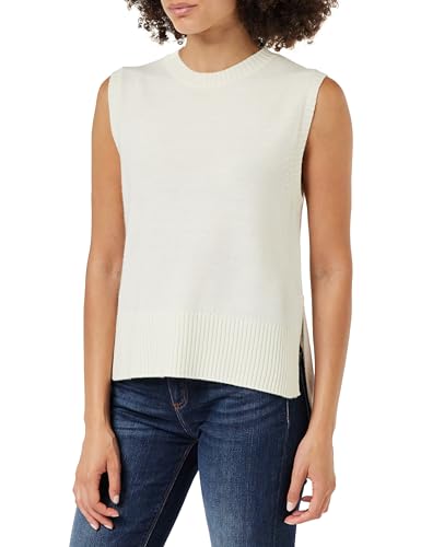 United Colors of Benetton Kamizelka damska sweter, Biały 674, S