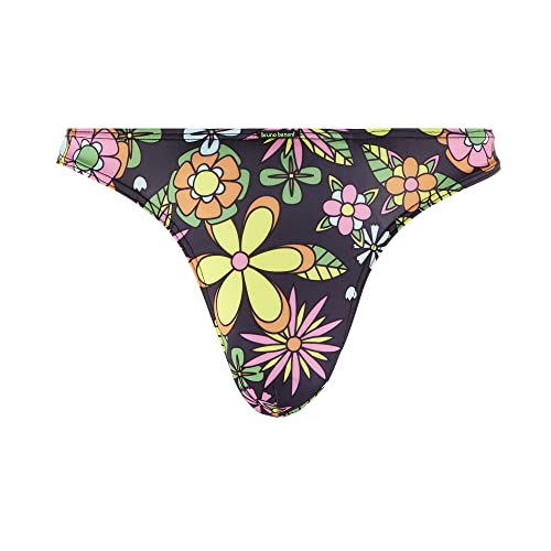 bruno banani fiesta stringi męskie, Flower Print, XXL