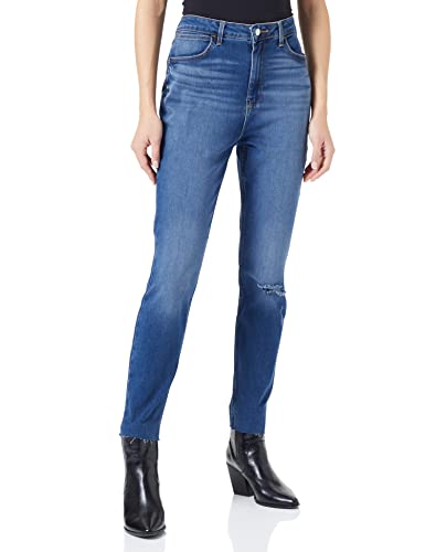 Wrangler Damskie spodnie skinny Pants, niebieski (Medium Blue), W26/L32