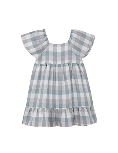 Gocco Sukienka w kratę Vichi, niebieski, 3-4 lat