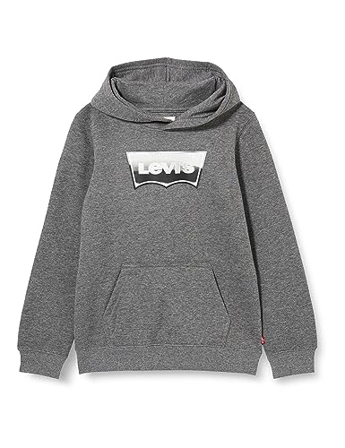 Levi's Kids Chłopięca bluza z kapturem LVB Batwing Fill 8EJ829, Charcoal Heather, 5 lat, antracyt wrzosowy, 5 Lat
