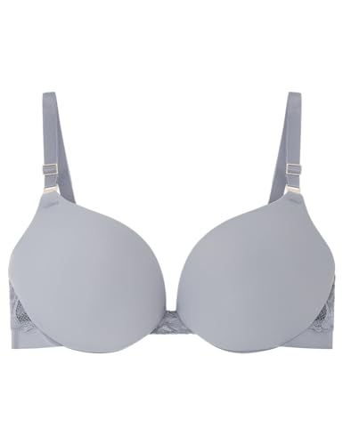 Women'secret Biustonosz Push Up Kobiety, Jasnoniebieski, 90B