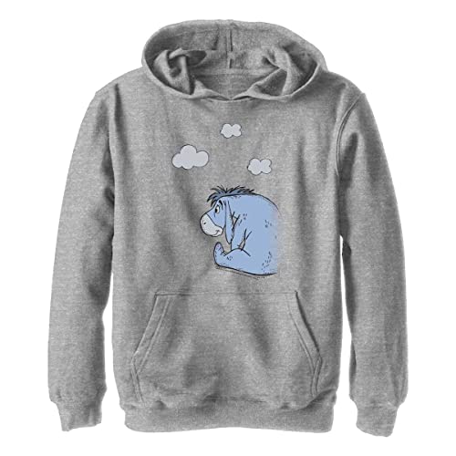 Disney Chłopięca bluza z kapturem Cloudy Eeyore, Athletic Heather, S
