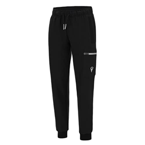Macron Damskie spodnie Athleisure Fcc Bard Slim Stretch Blk damskie spodnie, czarne, XL, Czarny, XL