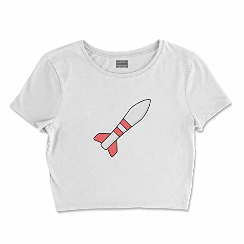 Bona Basics, Damski T-shirt basic, z nadrukiem cyfrowym, 100 bawełny, biały, swobodny, damski top, rozmiar: L, biały, L Krótki