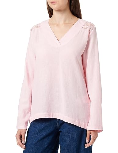 Sidona Koronkowa Bluzka, Jasnoróżowa, XL damska, Jasnoróżowy, XL