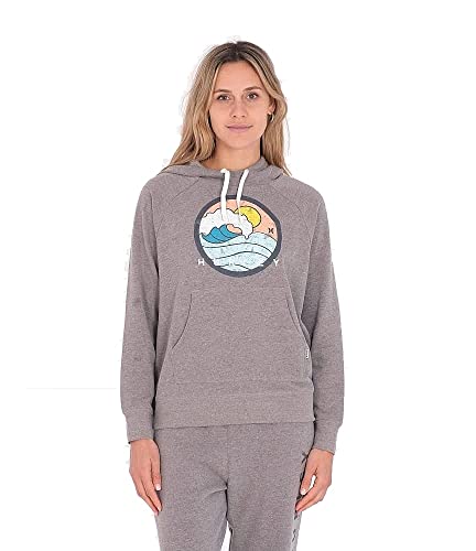 Hurley Damska bluza z kapturem Ride The Tide Raglan, Erikafiolet, XS