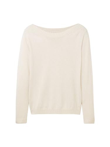 TOM TAILOR Sweter damski, 30265 - Soft Buttercream Melange, XS