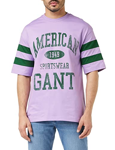 GANT T-shirt męski, Lilac Orchid, XS
