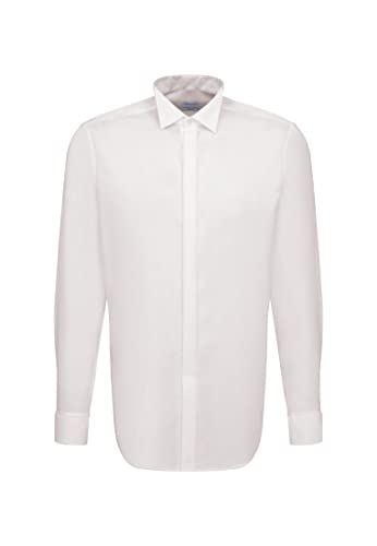 Seidensticker Modern Fit Koszula męska Biznes, Beżowy (21 Ecru), 38