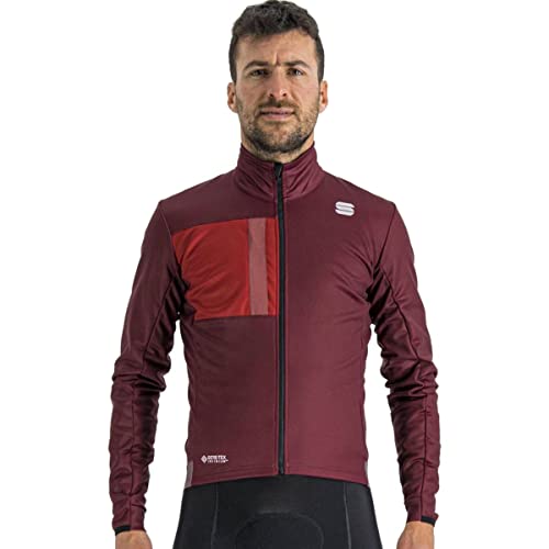 Sportful Męska kurtka Super Red Wine, S, czerwone wino, S