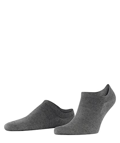 FALKE Mężczyźni Stopki ClimaWool M IN Trwała Wełna Dziewicza Lyocell niewidoczne jednokolorowe 1 Para, Szary (Light Grey Melange 3216), 41-42