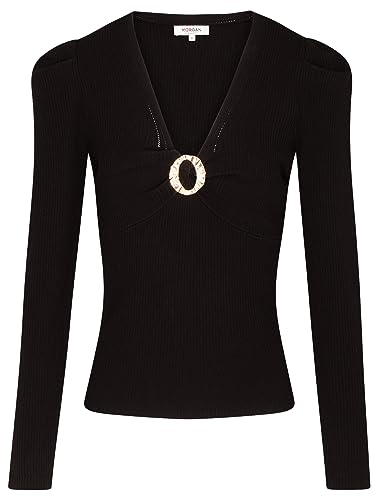 Morgan Sweter damski, czarny, L