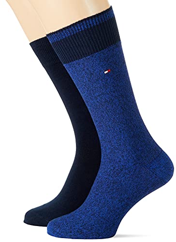 Tommy Hilfiger Mouline Men's Socks Skarpetki Klasyczne Mezczyzni, granatowy/granatowy, 43 Regular