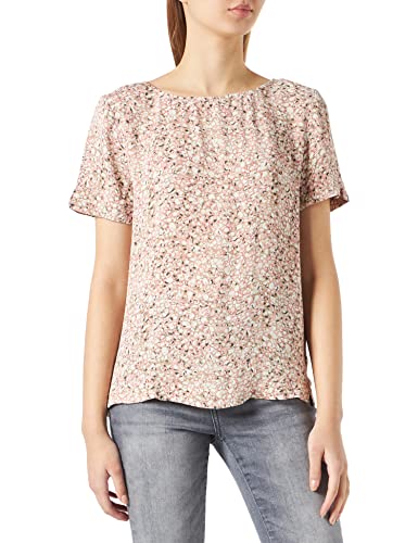 s.Oliver BLACK LABEL Bluzka damska z krótkim rękawem Regular Fit Blouse, Rosa, 48
