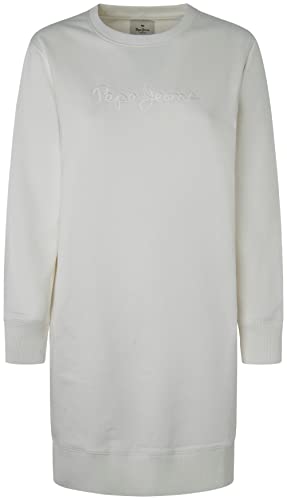 Pepe Jeans Damska sukienka Whitney, biała, XL, biały, XL