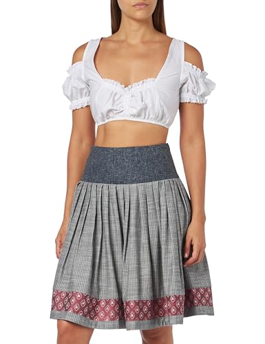 BERWIN & WOLFF TRACHT FOLKLORE LANDHAUS spódnica damska, szary, 46