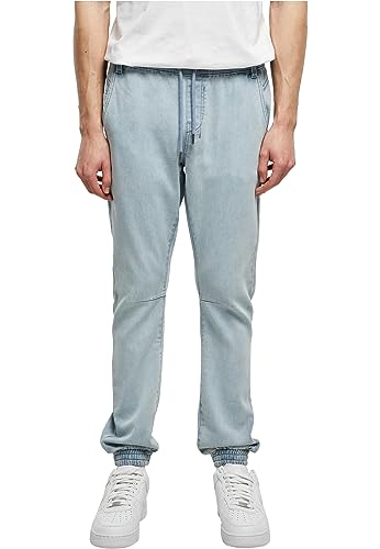 Urban Classics dzianinowe spodnie dresowe męskie, Lighter Washed, L