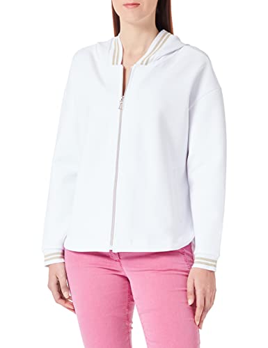 Geox Bluza damska, biała optyczna, regularna, optical white, XS