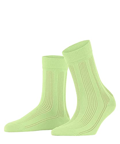 FALKE Kobiety Skarpety Baby Needle W SO Organiczna Bawełna jednokolorowe 1 Para, Zielony (Jade 7434), 35-38