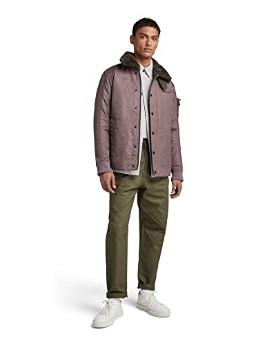 G-STAR RAW Kurtka męska Field Liner, Fioletowy (Dk Taupe Fungi C143-4751), XS