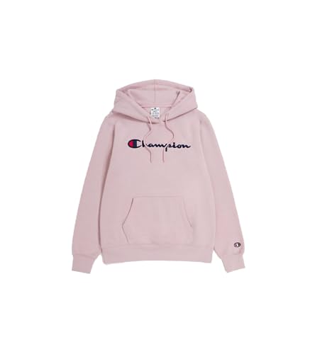 Champion Legacy American Classics W-Light Powerblend Fleece Damska bluza z kapturem, Różowy, S