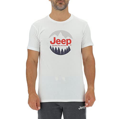 Jeep Koszulka męska, biały, L